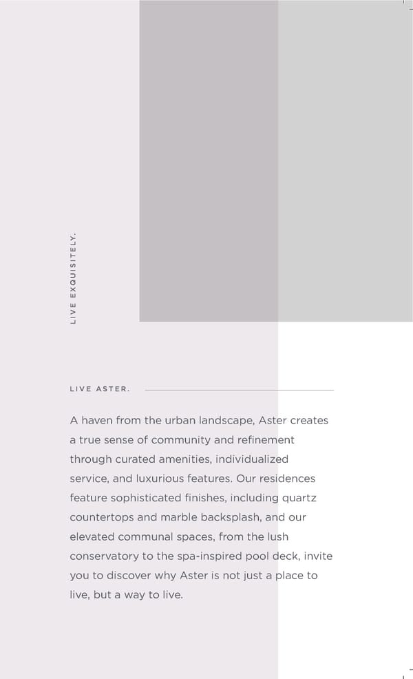 Aster | Toll Brothers Interactive Presentation - Page 5