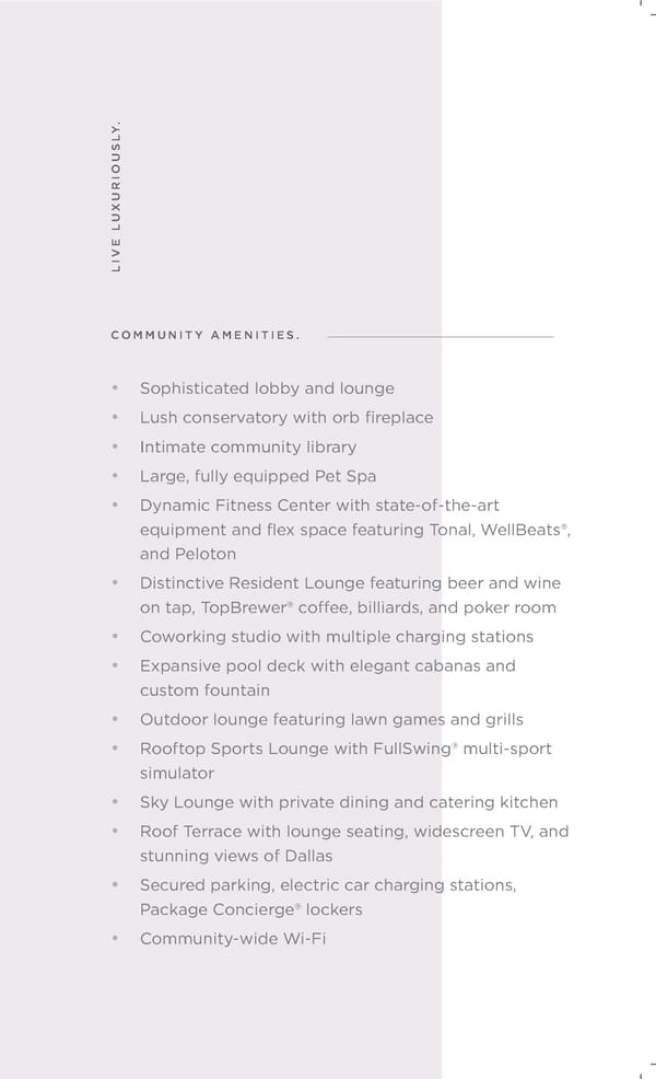 Aster | Toll Brothers Interactive Presentation - Page 9